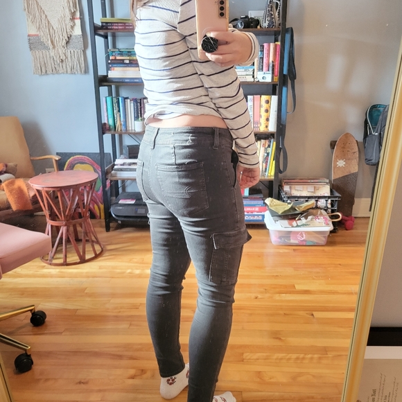 Low-Rise cargo pants size 6 Petite - Picture 5 of 6